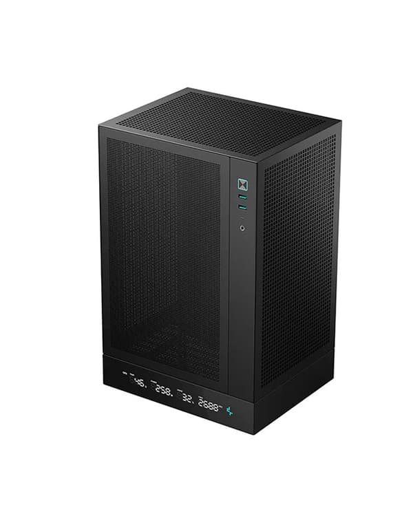 DeepCool R-CH170-BKNPI0D-G-1 computertaske Tower Black Sort