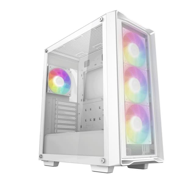 DeepCool CC560 MESH V2 WH Midi Tower Hvid Hvid