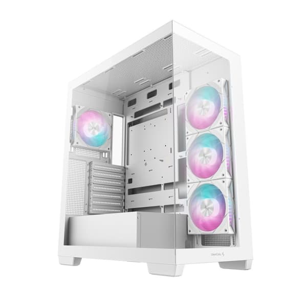 DeepCool CG580 4F WH Midi Tower Hvid Hvid