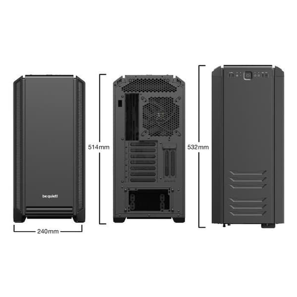 var tyst! Fodral SILENT BASE 601 Fönster Svart