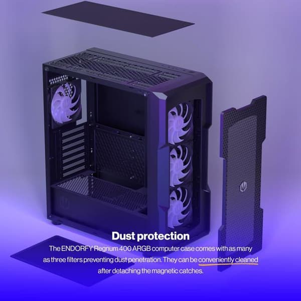 PC-fodral - Endorfy sidopaneler - EY2A009 - Obudowa Regnum 400 ARGB ()