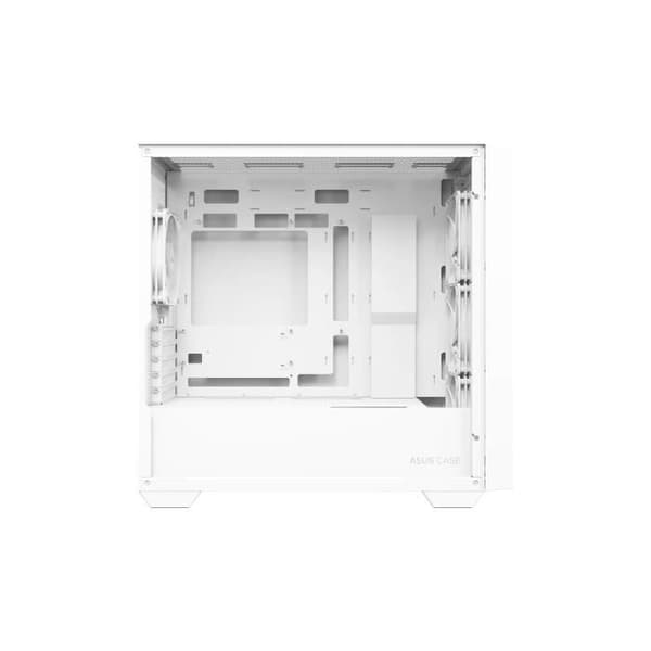 Fodral - ASUS - A21 PLUS - ARGB Vit - Optimal kylning - Micro ATX/Mini-ITX-kompatibilitet