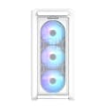 Miniatyrbild 1 av 2: microATX PC-fodral - ASUS - A23 Plus TG ARGB - Vit - Förinstallerade ARGB-fläktar - Panel av härdat glas