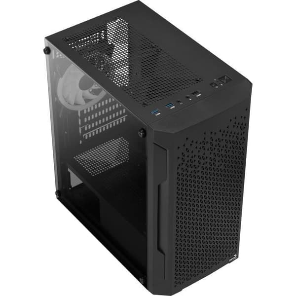 AEROCOOL - Trinity Mini G V2 Black - PC-fodral utan strömförsörjning - Minitorn - Micro Format - ATX