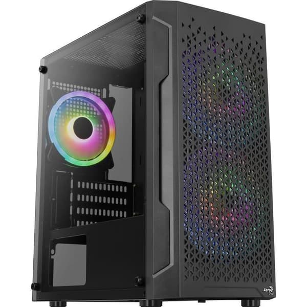 AEROCOOL - Trinity Mini G V2 Black - PC-fodral utan strömförsörjning - Minitorn - Micro Format - ATX Svart