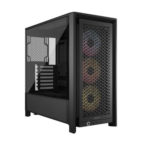 ATX-chassi - CORSAIR - FRAME 4000D RS ARGB - Modulär - 3 Förinstallerade ARGB-fläktar - Hög luftflöde Svart