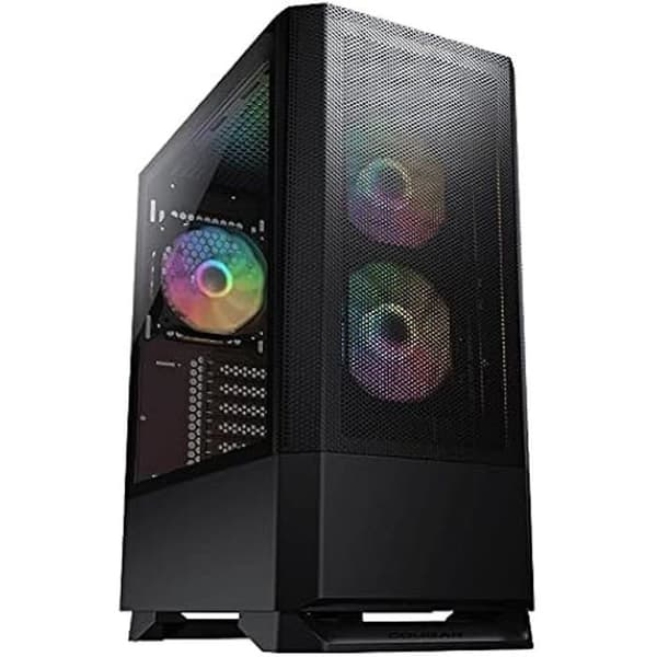 Cougar MX430 Air RGB Medium Tower Chassi med Mesh-framfront, svart