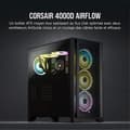Miniatyrbild 6 av 6: PC-spelfodral - CORSAIR - 4000D Airflow - Mid Tower - Härdat glas - Svart (CC9011200WW)