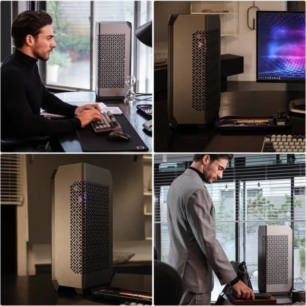 PC-fodral - COOLER MASTER - NCORE 100 MAX, SFF, Grå, 850W, ATX, 120 mm fläktar, 2,5" SSD