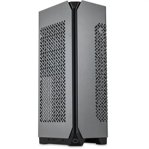PC-fodral - COOLER MASTER - NCORE 100 MAX, SFF, Grå, 850W, ATX, 120 mm fläktar, 2,5" SSD Grå
