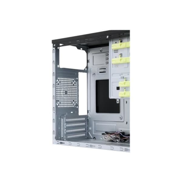 Chieftec Elox Series HT-01B Micro ATX Mini Tower Ingen strömförsörjning Svart USB-ljud