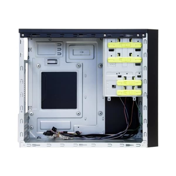 Chieftec Elox Series HT-01B Micro ATX Mini Tower Ingen strömförsörjning Svart USB-ljud
