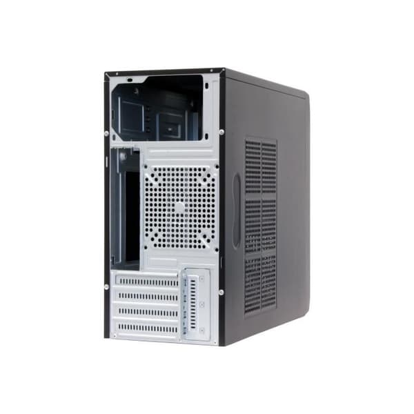 Chieftec Elox Series HT-01B Micro ATX Mini Tower Ingen strömförsörjning Svart USB-ljud