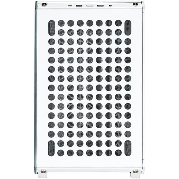 PC-fodral - COOLER MASTER - QUBE 500 Flatpack White Edition, Midi Tower, Vit, ATX/SFX, 120 mm fläktar, 2,5"/3,5" HDD