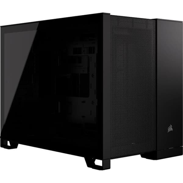 PC-fodral - CORSAIR - 2500D AIRFLOW Micro ATX Dual Chamber - Svart Svart