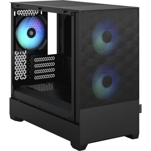 FRACTAL DESIGN - Pop Mini Air RGB Svart TG - PC-fodral - Svart (FD-C-POR1M-06) Svart