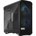 Miniatyrbild 1 av 6: PC-fodral - FRACTAL DESIGN - Torrent Black RGB TG Light Tint - SSI-CEB - Optimerat luftflöde med 5 ARGB-fläktar (FD-C-TOR1A-04)