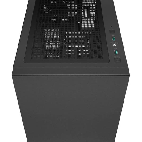 Mid Tower PC-fodral utan strömförsörjning - DEEPCOOL CH510 (svart) - E-ATX/ATX/Micro ATX - 1x120 mm - USB 3.0/HD Audio - Härdat glas