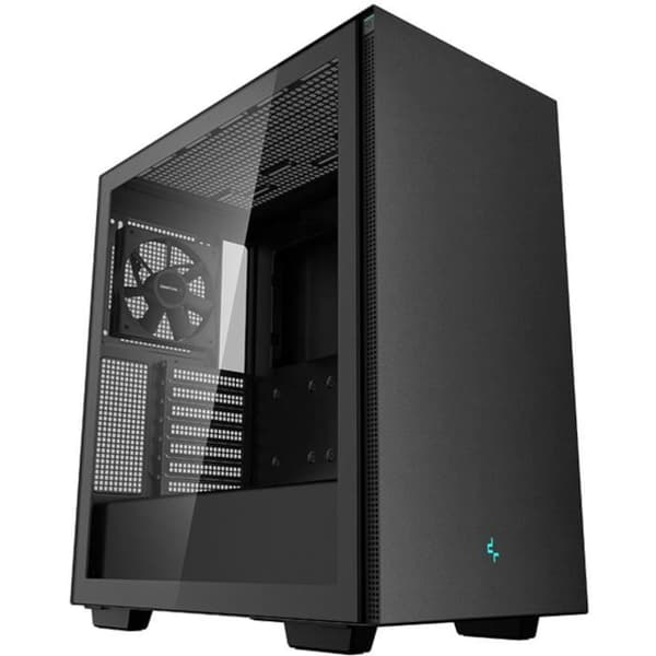 Mid Tower PC-fodral utan strömförsörjning - DEEPCOOL CH510 (svart) - E-ATX/ATX/Micro ATX - 1x120 mm - USB 3.0/HD Audio - Härdat glas