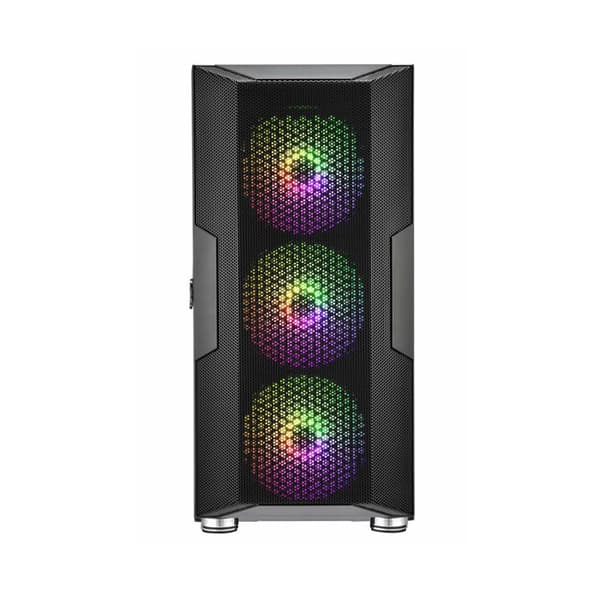 PC-kabinett - FSP - CMT212B - E-ATX - Herd av herdet glass - 4 ARGB-viftere 140 mm