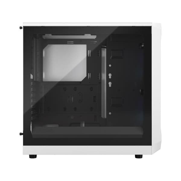 PC-fodral FRACTAL DESIGN Focus 2 RGB White TG Clear Tint