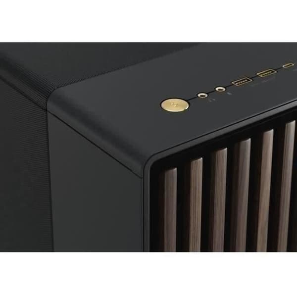PC-fodral - FRACTAL DESIGN - North XL Charcoal Black - FD-C-NOR1X-01 - E-ATX - Elegant design av trä och legeringar