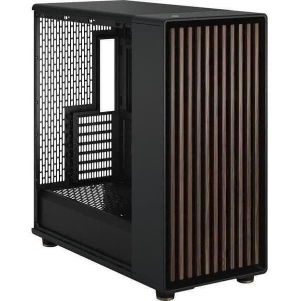 PC-fodral - FRACTAL DESIGN - North XL Charcoal Black - FD-C-NOR1X-01 - E-ATX - Elegant design av trä och legeringar