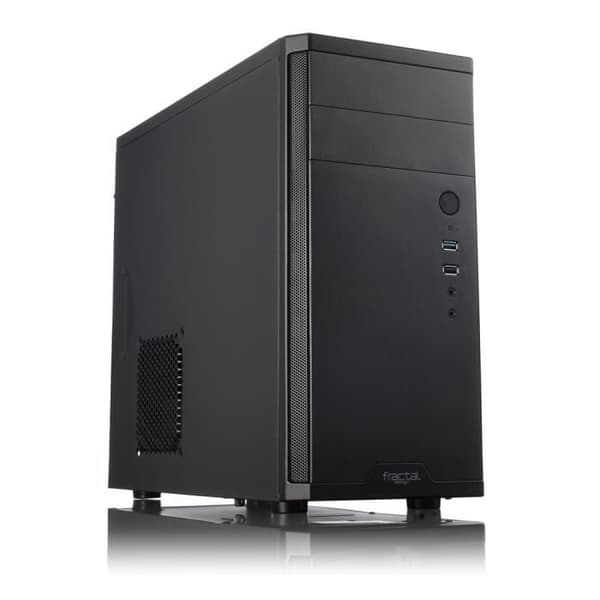 FRACTAL DESIGN Core 1100 PC CASE - Svart - ATX-format (FD-CA-CORE-1100-BL) Svart