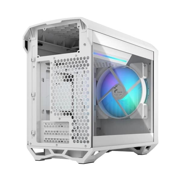 PC-fodral - FRACTAL DESIGN - Torrent Nano RGB Vit TG