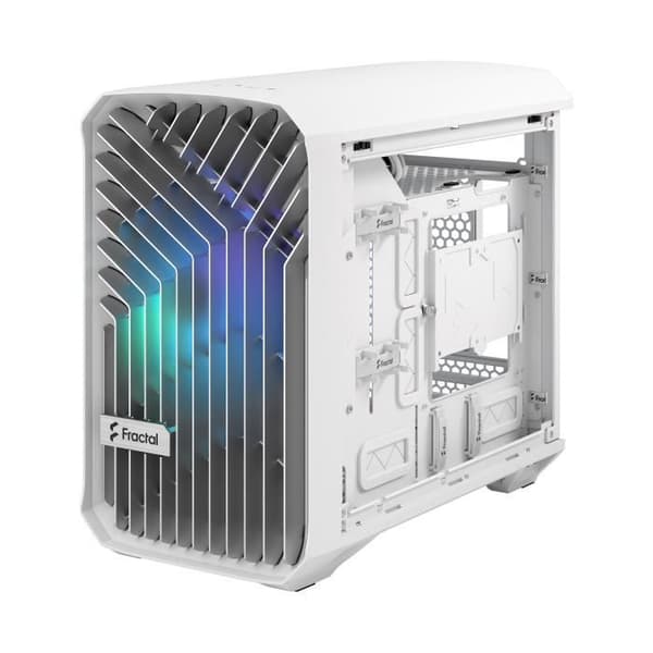 PC-fodral - FRACTAL DESIGN - Torrent Nano RGB Vit TG