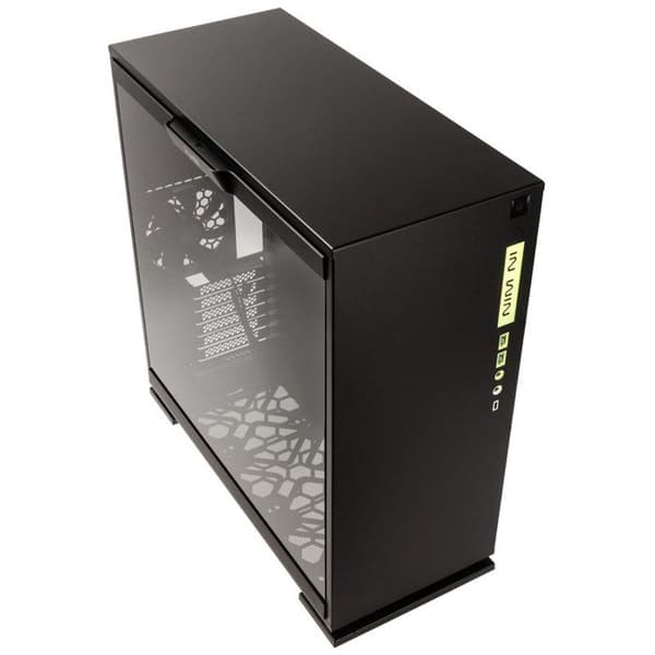 IN WIN 303C svart fodral - Tower - ATX - USB 3.1 Gen 2 - Sidofönster