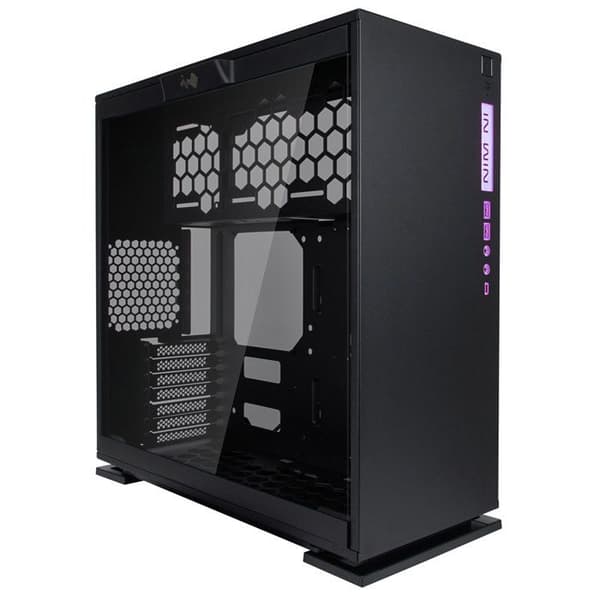 IN WIN 303C svart fodral - Tower - ATX - USB 3.1 Gen 2 - Sidofönster Svart