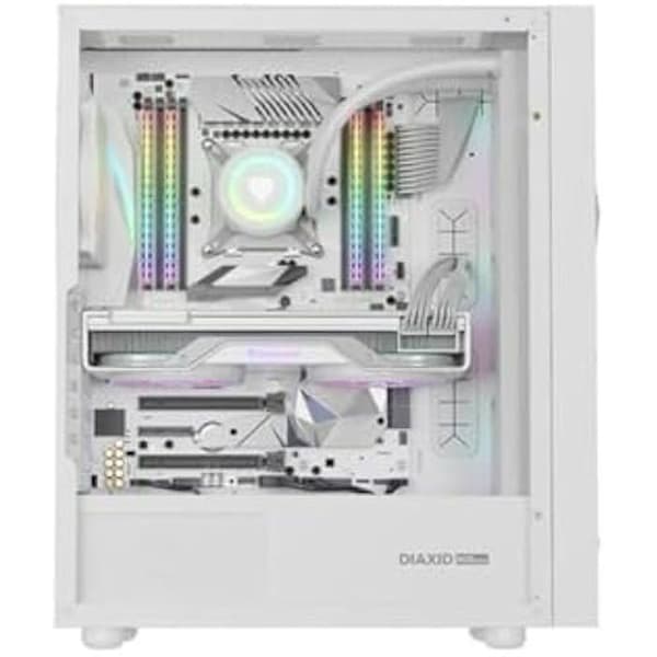 ATX Semi-Tower Case - NATEC - NPC-2173 - Flerfärgad - 21,7x46,6x42 cm - ATX-kompatibel Vit