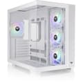Miniatyrbild 1 av 6: PC-fodral - THERMALTAKE - View 380 TG ARGB Snow - Medium tower - ATX - Härdat glas - Vit