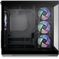 Miniatyrbild 3 av 6: PC-fodral - THERMALTAKE - View 380 TG ARGB - Medium tower - ATX - Härdat glas - Svart