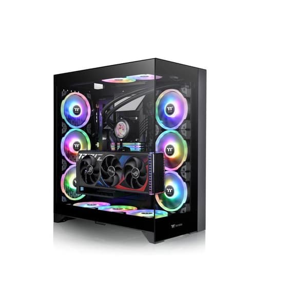 Mellanstor datorlåda med glaspaneler Thermaltake E-ATX Centralized Thermal Efficiency E600 MX RGB
