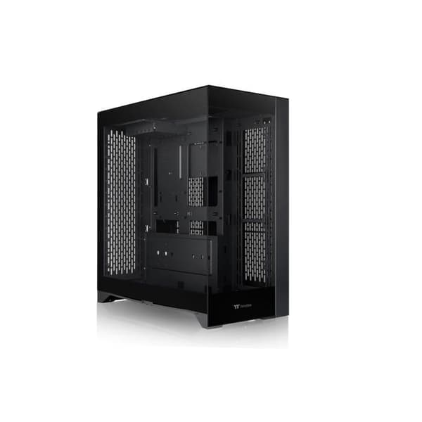 Mellanstor datorlåda med glaspaneler Thermaltake E-ATX Centralized Thermal Efficiency E600 MX RGB Svart