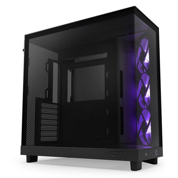 NZXT H6 Flow RGB Svart Svart