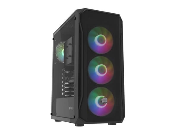 FURY COMPUTER CASE FURY SHOBO SH4F RGB MIDI MED VINDUE SORT