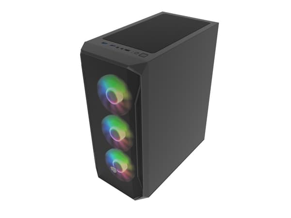 FURY COMPUTER CASE FURY SHOBO SH4F RGB MIDI MED VINDUE SORT