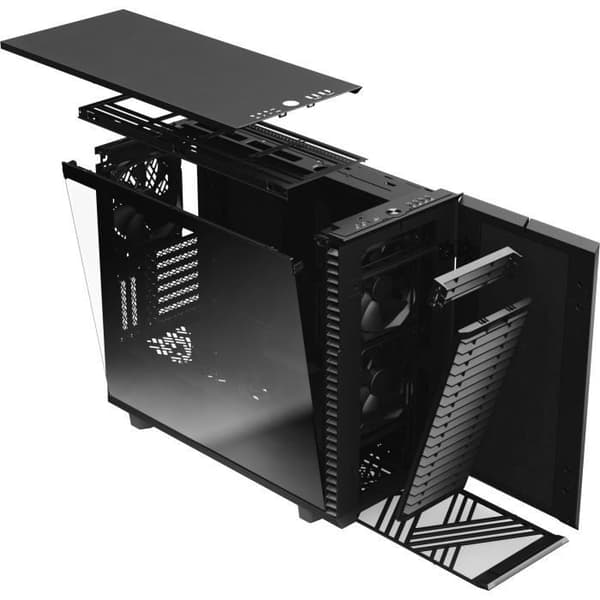 FRACTAL DESIGN PC CASE Define 7 - Svart - Härdat glas - ATX-format (FD-C-DEF7A-02)