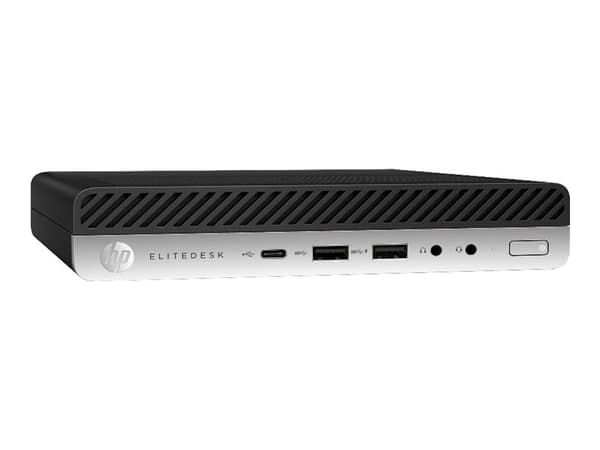 HP EliteDesk 800 G4 DM (Refurbished) A musta, Hopea