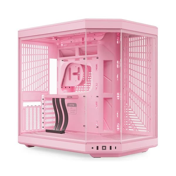 ATX-gehus - HYTE - Y70 - Modern Estetik - Dubbel Kammare - Jordgubbsmjölk Rosa