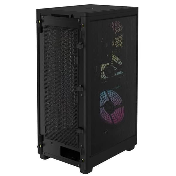 PC-fodral - CORSAIR - iCUE 2000D RGB Airflow - Mini ITX - 3 AF120 RGB SLIM-fläktar ingår - Svart - (CC-9011246-WW)