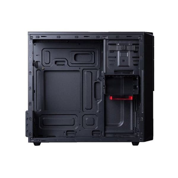 HIDITEC Q9 Pro PC-fodral - Svart mikro ATX mikrotorn - 4 interna fack - 2 USB 3.0-portar