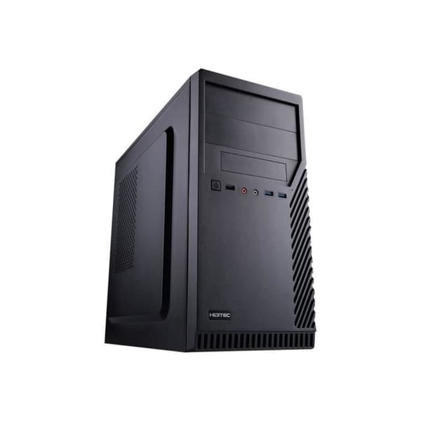 HIDITEC Q9 Pro PC-fodral - Svart mikro ATX mikrotorn - 4 interna fack - 2 USB 3.0-portar Svart