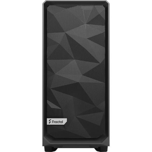 FRACTAL DESIGN - PC Meshify 2 Compact Case Grå, härdat glaspanel ljus nyans Svart