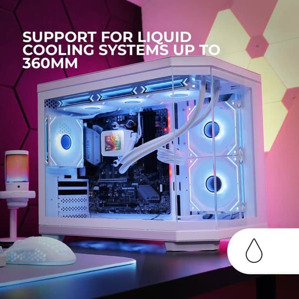 Gamingchassi - MARS GAMING - MC-3TCOREM - Micro-ATX - Trippla Härdat Glas - Avancerad Kylning