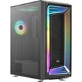 Miniatyrbild 1 av 4: Mid-Tower ATX PC-fodral med Aerocool Interstellar RGB glaspanel - svart - TU