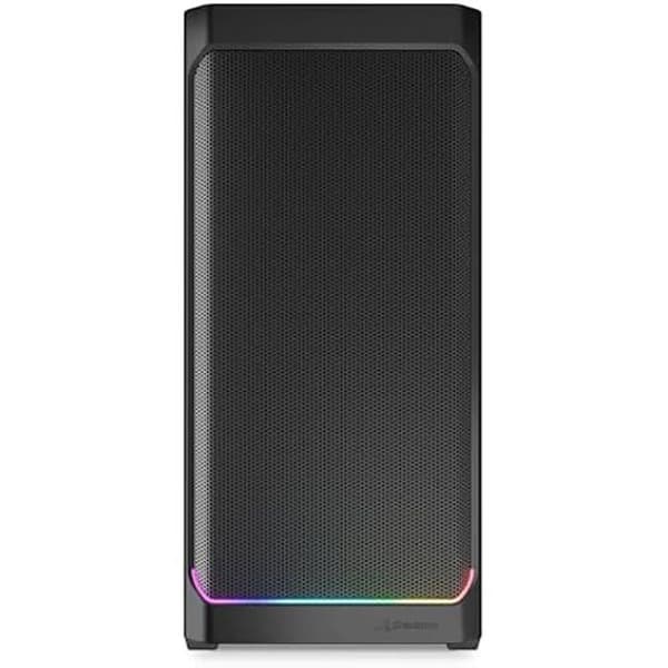 PC-chassi - SHARKOON - AK4W RGB - Svart - RGB-belysning - Förinstallerade fläktar - ATX-kompatibel